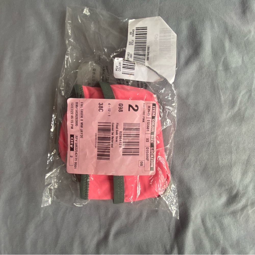 Electric Pink  Madewell X Tavik Bikini Bottoms XS - Picture 5 of 7